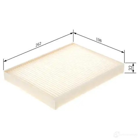 Салонный фильтр BOSCH 1425135668 PYPZ2 1987435120 M 5120