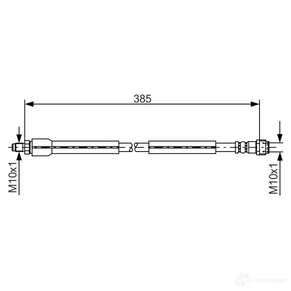 Тормозной шланг BOSCH L6YY0E B H593 1987476949 353269