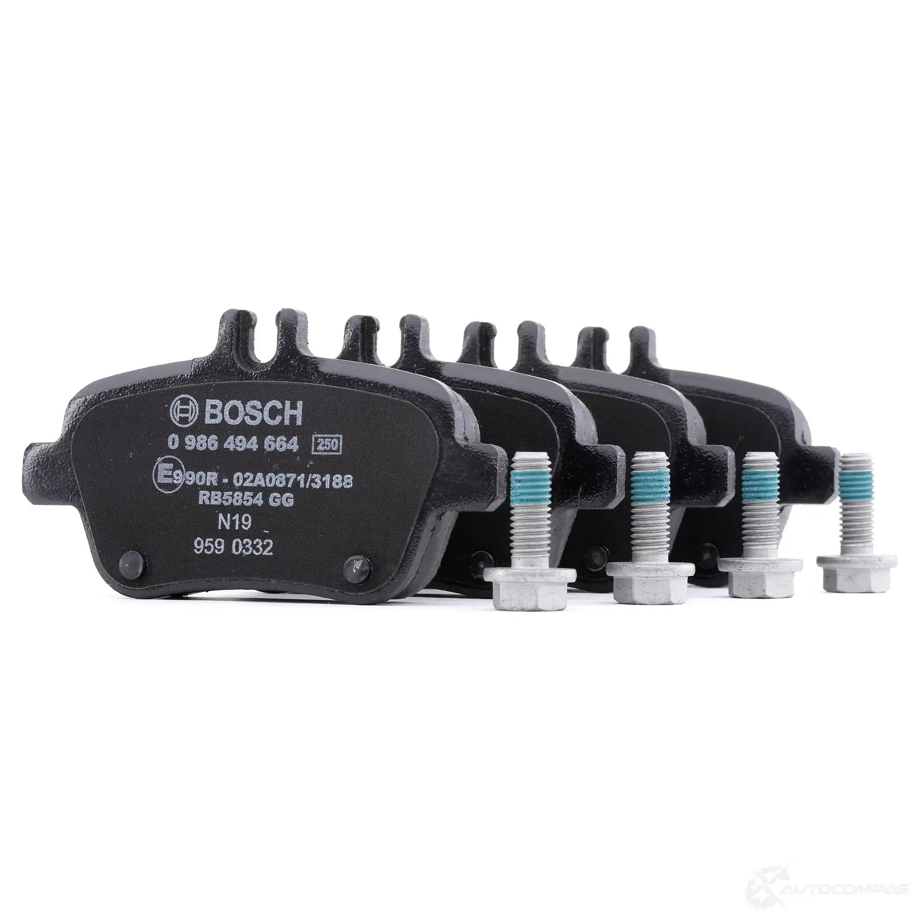 Тормозные колодки, комплект BOSCH 24 848 342549 0986494664 BP1509