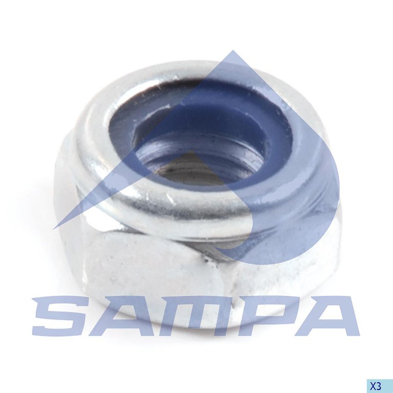 Гайка стремянки КАМАЗ-5490 MAN (M10x1.5) SAMPA
