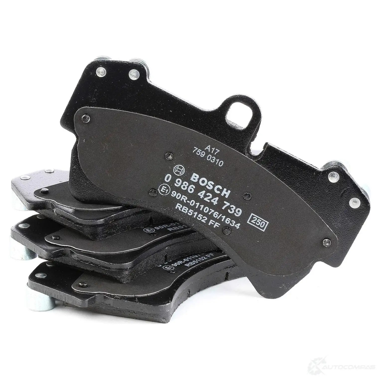 Тормозные колодки, комплект BOSCH 7878D101 336418 23693 0986424739