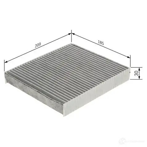 Салонный фильтр BOSCH 14WLK 1987435570 R 5570 1425135670