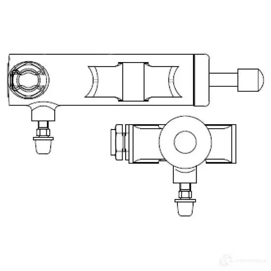 Рабочий цилиндр сцепления BOSCH GJOQZ CS659 7 0986486597 341365