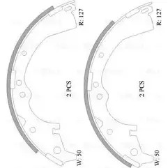 Тормозные колодки, комплект Bosch BSH0068 1193486518 B149 2 0 986 AB0 068