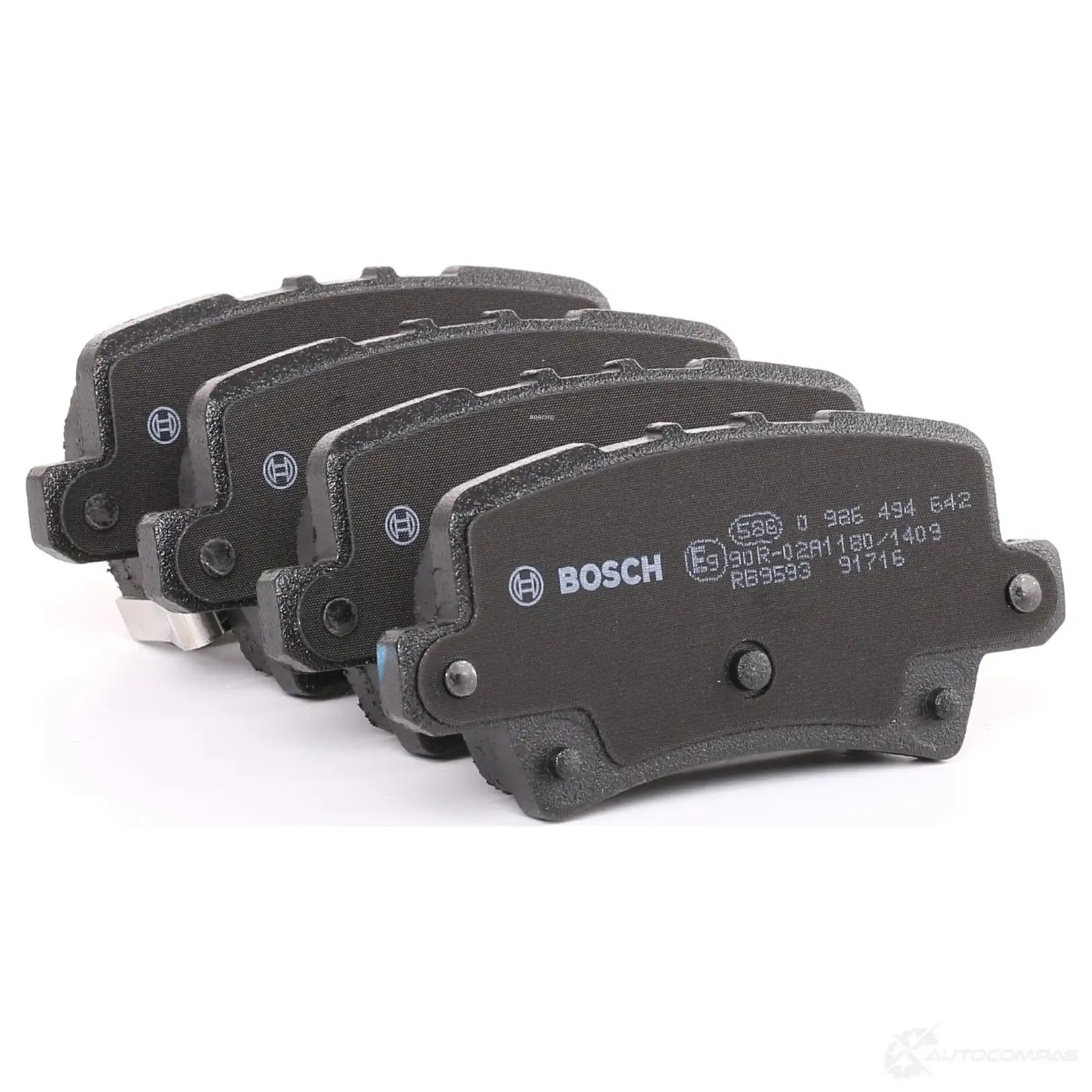 Тормозные колодки, комплект BOSCH BP1121 1193483768 0986494642 24086