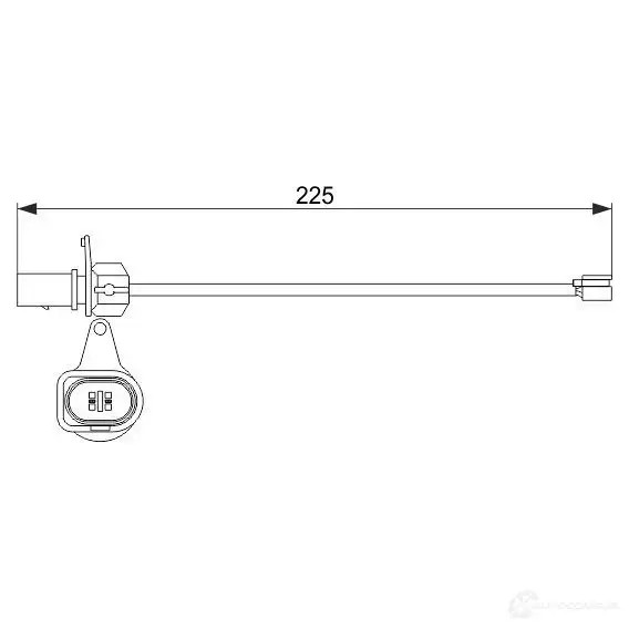 Датчик износа тормозных колодок BOSCH AP6 11 1987474511 351940 BBSV2LL