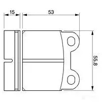 Тормозные колодки, комплект BOSCH 0986460101 20 009 BP493 337689