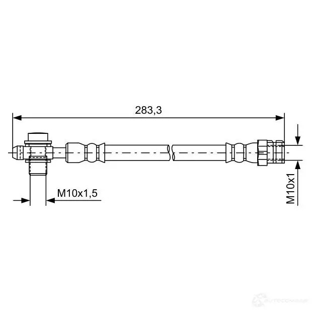 Тормозной шланг BOSCH BH1966 BH1 620 1987481736 354829