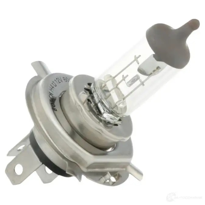 Лампа галогеновая H4 P43T 60/55 Вт 12 В BOSCH 1987301001 12V 60/55W H4 PURE LIGHT E1 2D7 349980