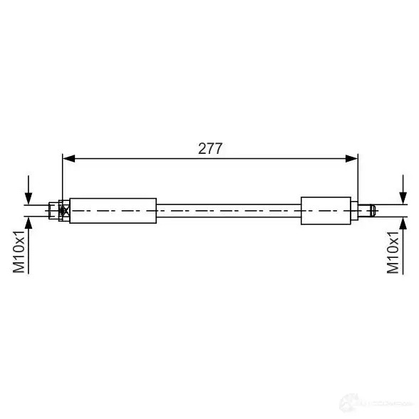 Тормозной шланг BOSCH 354709 BH150 0 KFY6ATW 1987481616