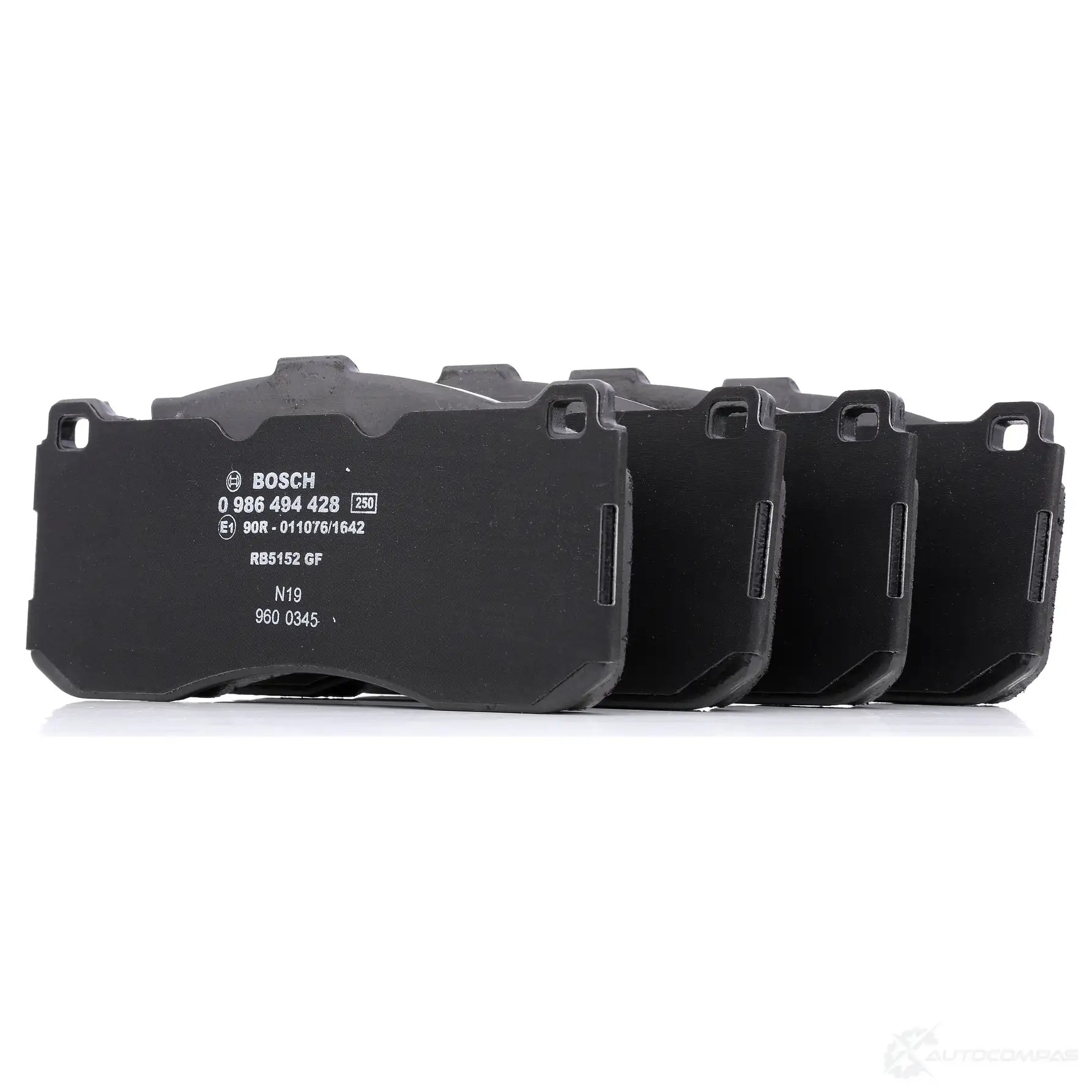 Тормозные колодки, комплект BOSCH 342409 8483-D1371 24316 0986494428