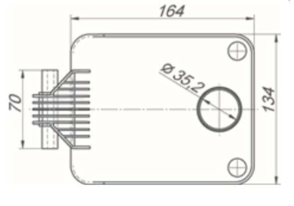 Крышка КАМАЗ-5490 щитка подножки ROSTAR