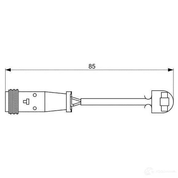 Датчик износа тормозных колодок BOSCH AP3 10 351472 1987473038 GGAK0J