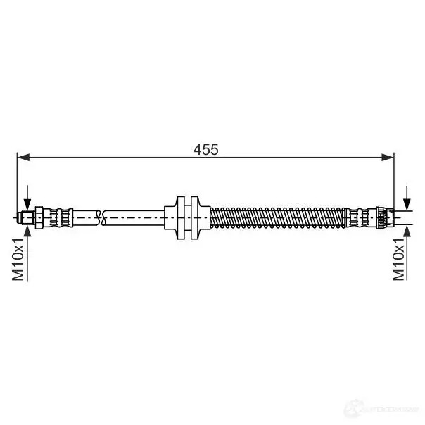 Тормозной шланг BOSCH BH 845 352672 1987476126 QN3PK