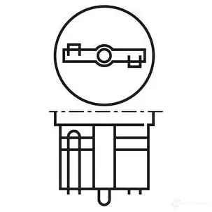 Лампа W16W 16 Вт 12 В BOSCH 12V 16W W16W ECO 350517 W16W 1987302821