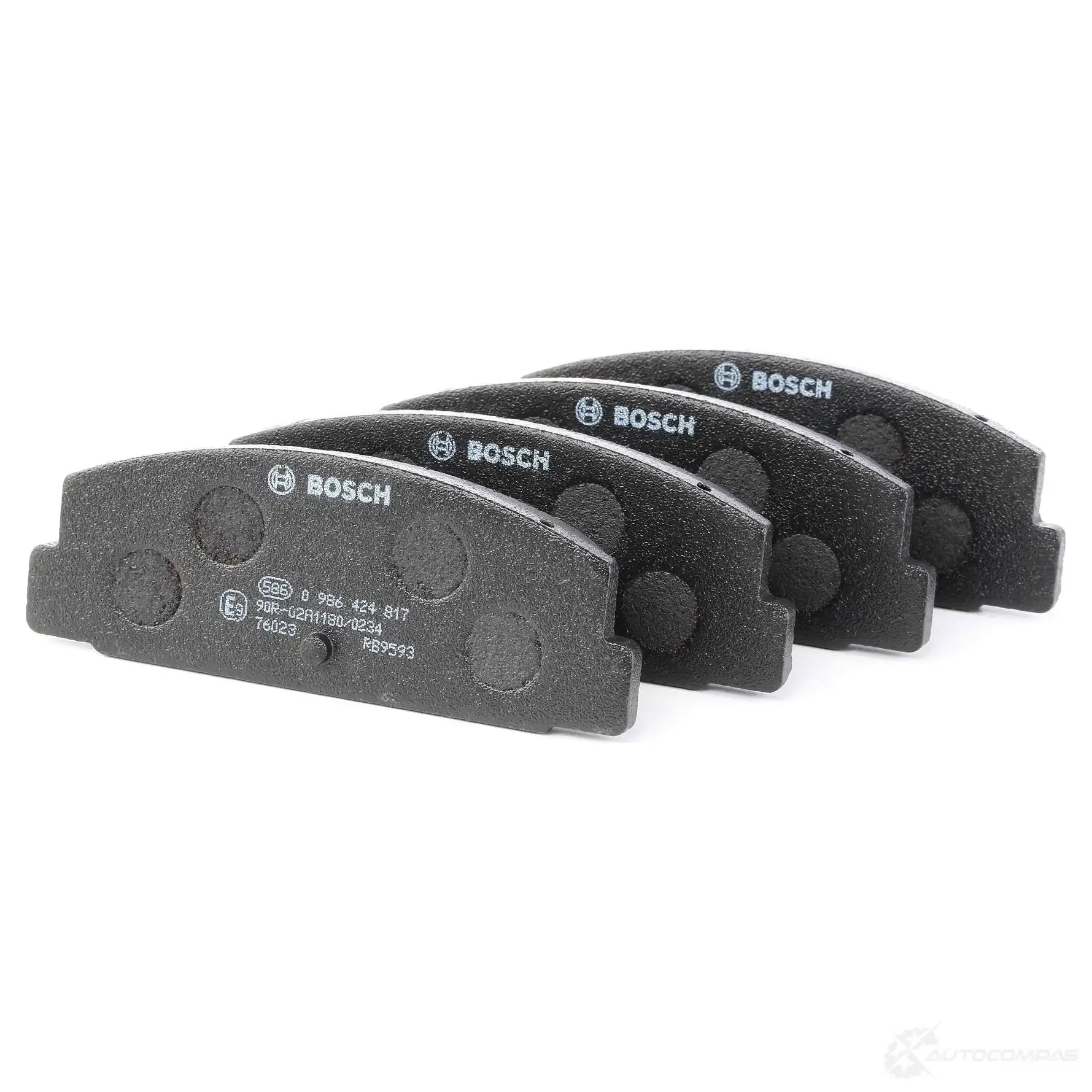 Тормозные колодки, комплект BOSCH 24045 24 045 336486 0986424817