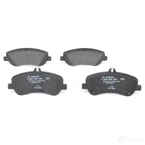 Тормозные колодки, комплект BOSCH 8514D140 342289 248 67 0986494302