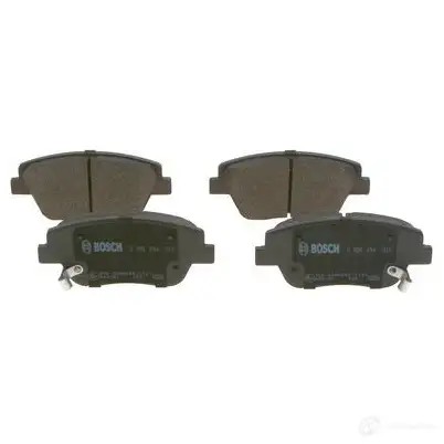 Тормозные колодки, комплект BOSCH 1437243552 QCT S9M 0986494910
