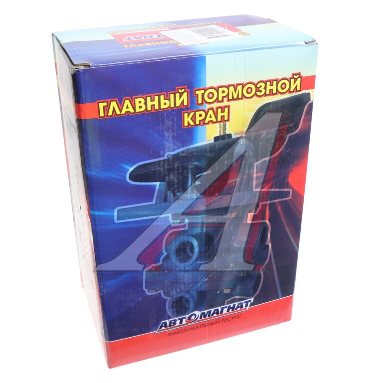Кран КАМАЗ-ЕВРО тормозной 2-х секционный в сборе с педалью АВТОМАГНАТ