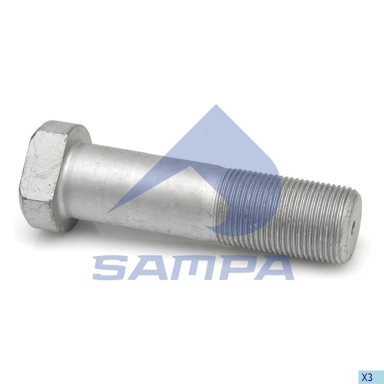 Шпилька колеса КАМАЗ-5490 MAN MERCEDES Actros (97-02) (M22х1.5х85) SAMPA
