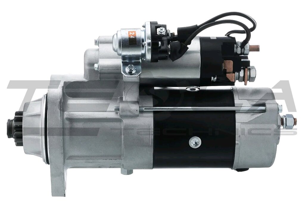 Стартер КАМАЗ дв.CUMMINS ISL, ISM 24В 7.5кВт TESLA TECHNICS