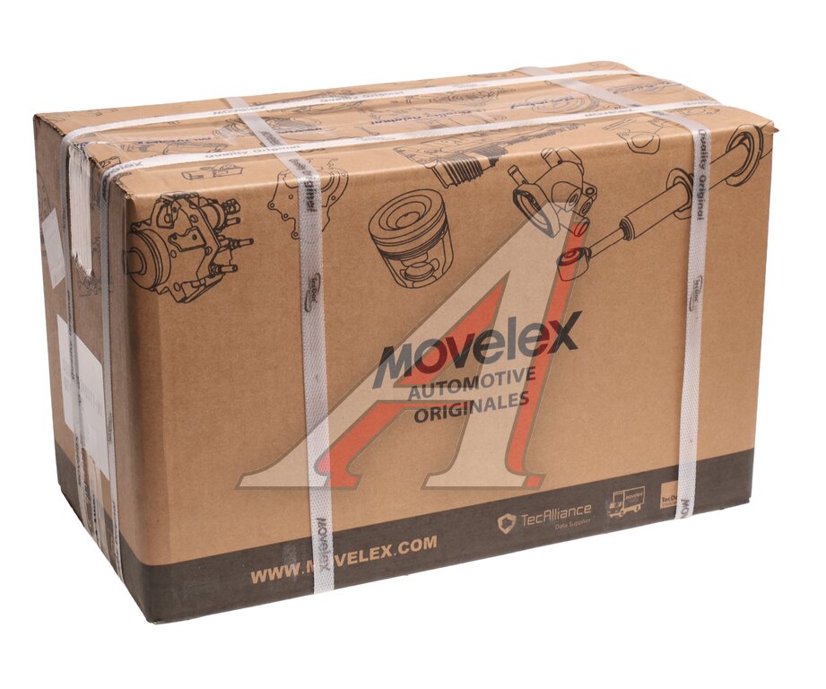 Колодки тормозные SHACMAN SHAANXI задние с накладками (1шт.) MOVELEX