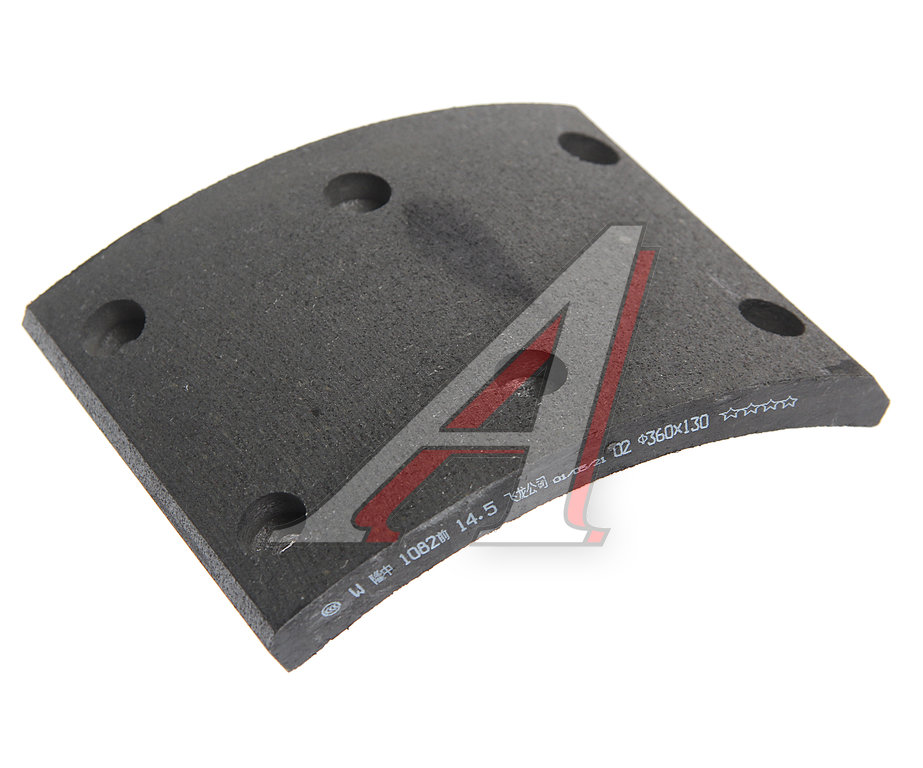 Накладка тормозной колодки JAC N120 (20-) КАМАЗ Компас-12 передней (1шт.) OE