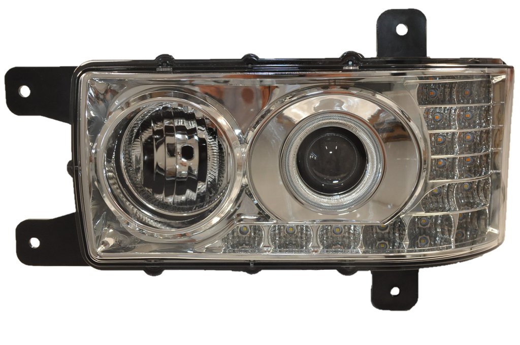 Фара блок КАМАЗ-6520, 6511, 4308 левая (16 светодиодов) LED AVTOELECTRICA
