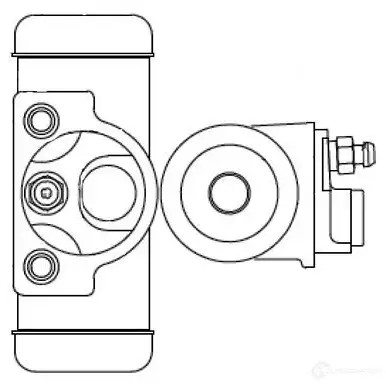 Рабочий тормозной цилиндр BOSCH 55DBCA 369475 f026002344 WC2 344