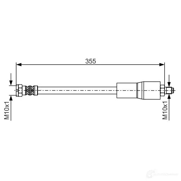 Тормозной шланг BOSCH 353133 BH 442 0VVRWK 1987476751