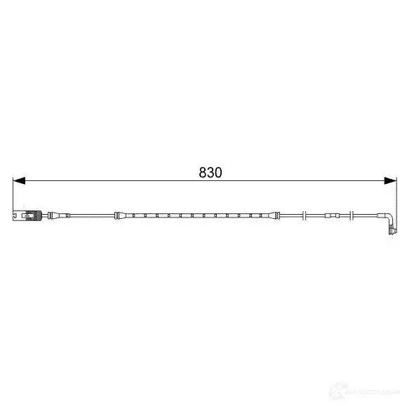 Датчик износа тормозных колодок BOSCH 1987473043 A P315 351477 61IY85