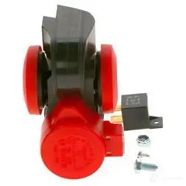 Пневматический, электрический звуковой сигнал BOSCH 334811 0986320400 R1E5ELS AIRMASTER, 12V, RED - BLACK