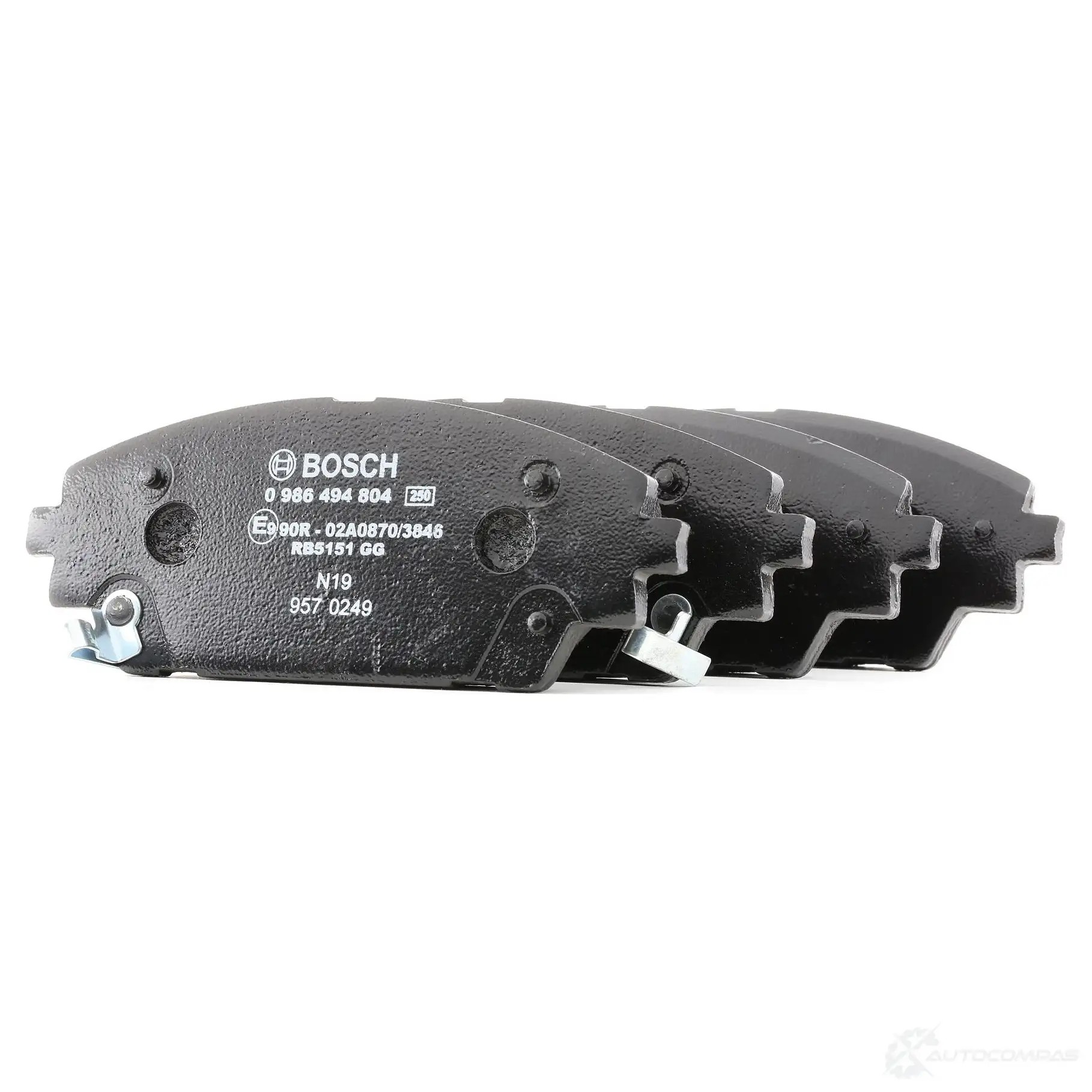 Тормозные колодки, комплект BOSCH 1193484156 25875 0986494804 BP1978