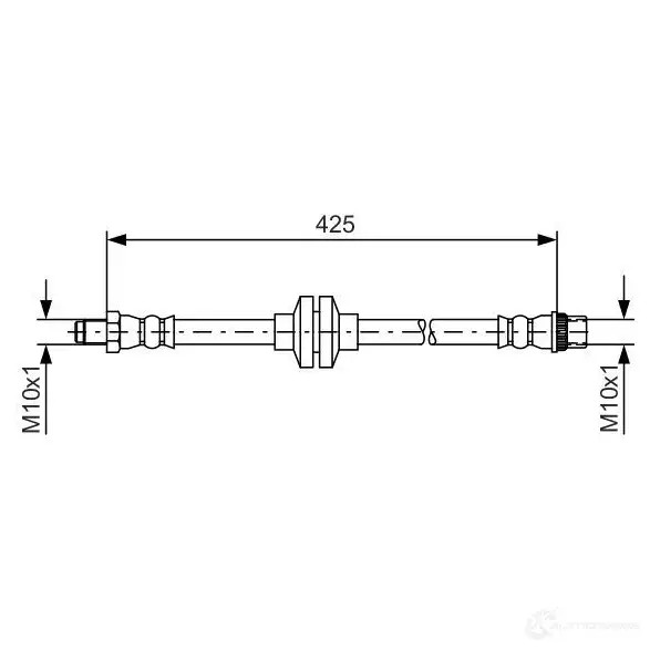 Тормозной шланг BOSCH BH1 451 1987481567 BH1620 354660