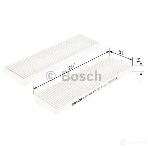Салонный фильтр BOSCH 351062 M 2132 1987432132 79A2PU