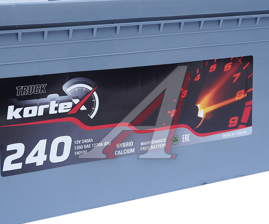 Аккумулятор KORTEX TRUCK 240А/ч обратная полярность