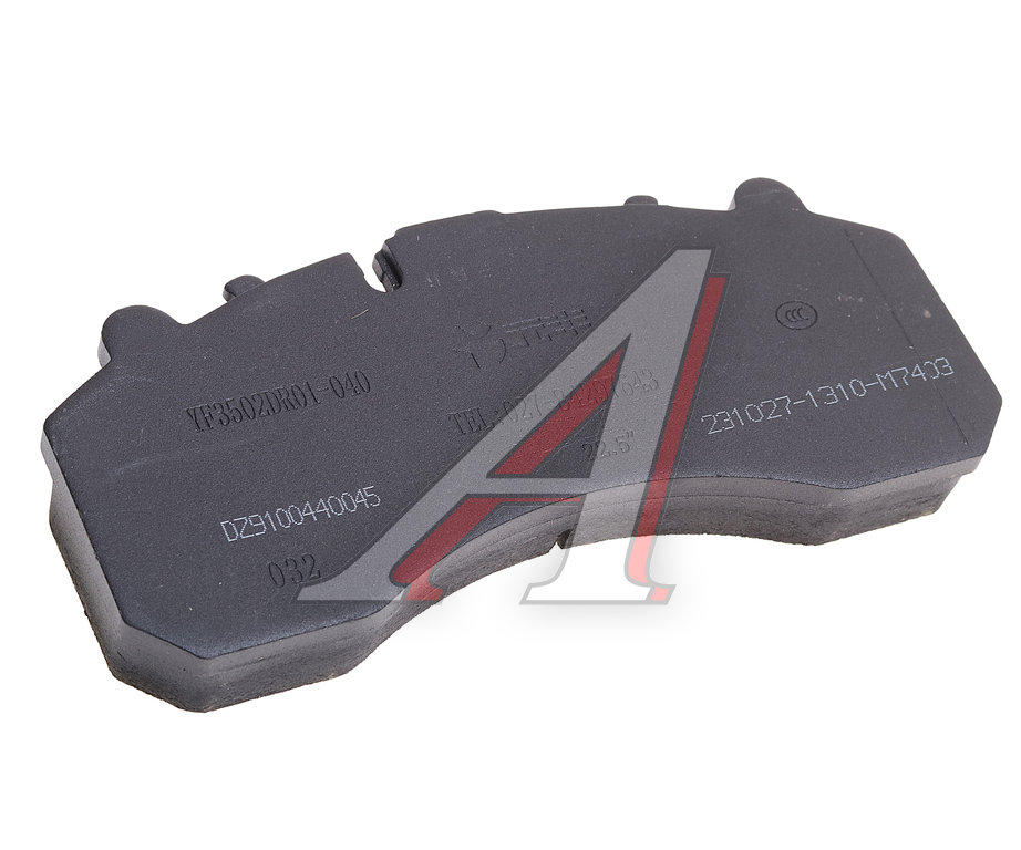 Колодки тормозные SHACMAN SHAANXI X6000 передние (1шт.) OE