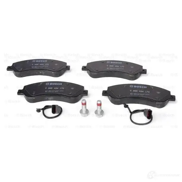 Тормозные колодки, комплект BOSCH 342167 BP1081 0986494170 24484