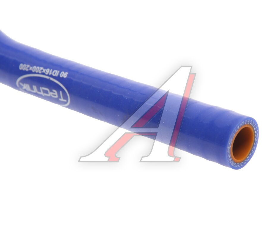 Патрубок угловой силикон (L=200х200мм, d=16 90°) TECHNIK