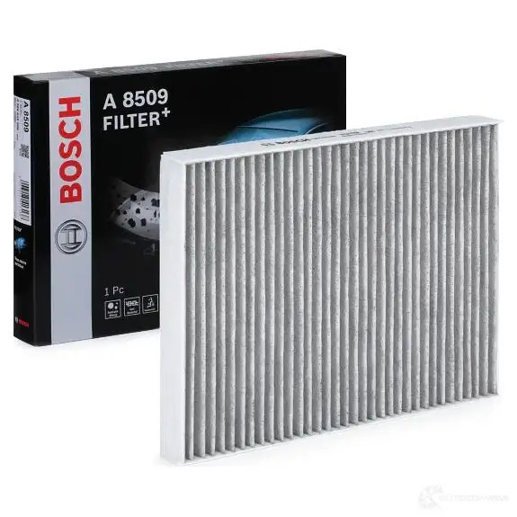 Салонный фильтр BOSCH 343540 A 8509 16RFQF6 0986628509