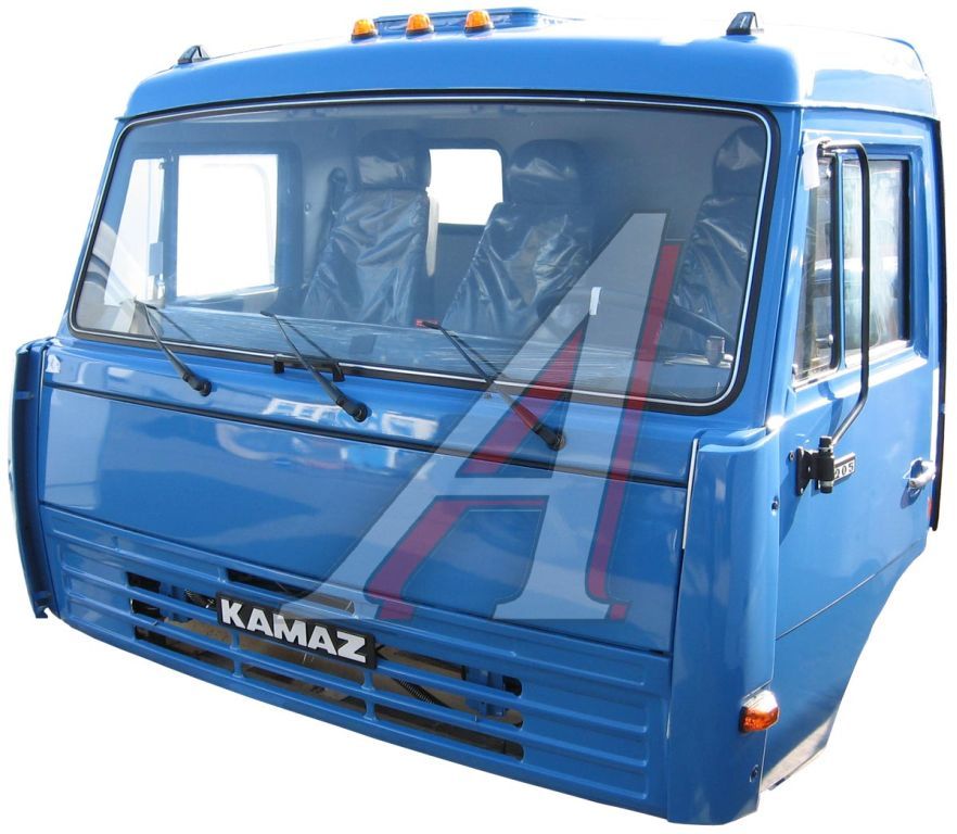 Кабина КАМАЗ-53205 в сборе (без спального места, высокая крыша) (ОАО КАМАЗ)