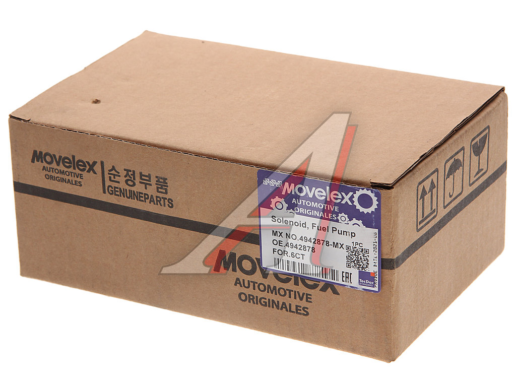 Клапан электромагнитный КАМАЗ, ПАЗ дв.CUMMINS 4BT, 6BT, 6CT отсечки топлива MOVELEX