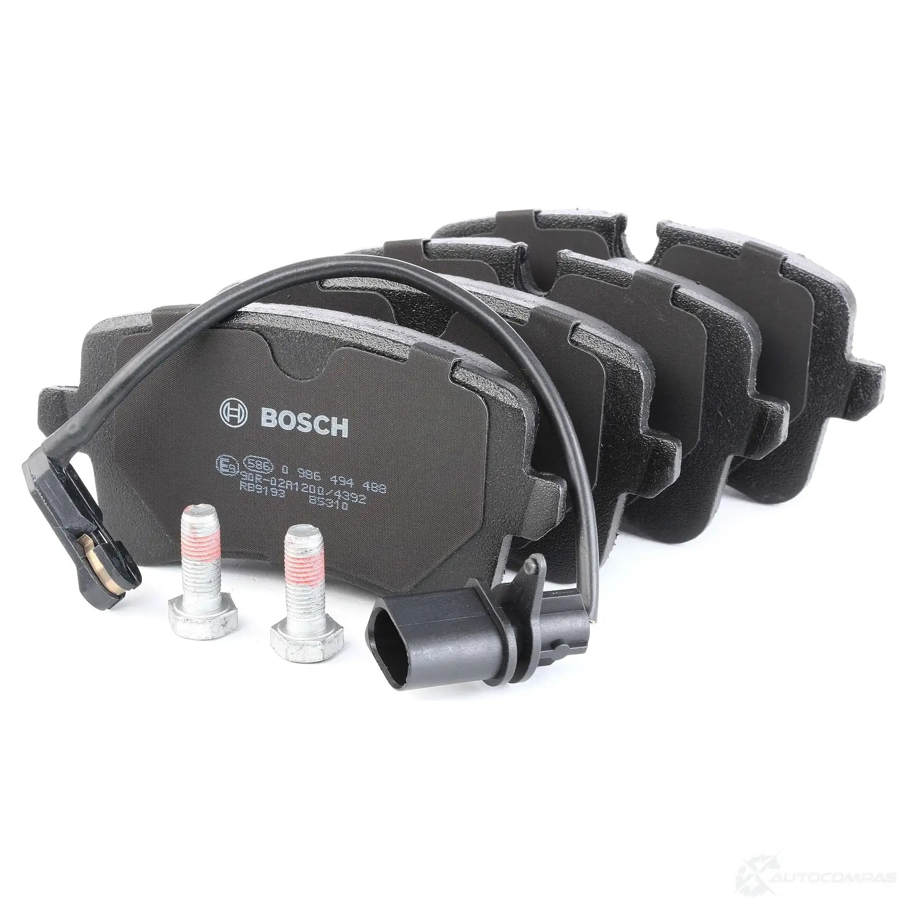 Тормозные колодки, комплект BOSCH BP1409 342455 24606 0986494488