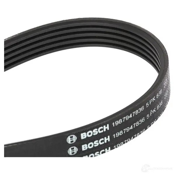 Приводной ремень, поликлиновой BOSCH 1987947836 356824 5PK836 5 PK 836