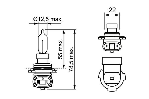 Лампа накаливания BOSCH LO YZRNZ 1987301039 1440042761