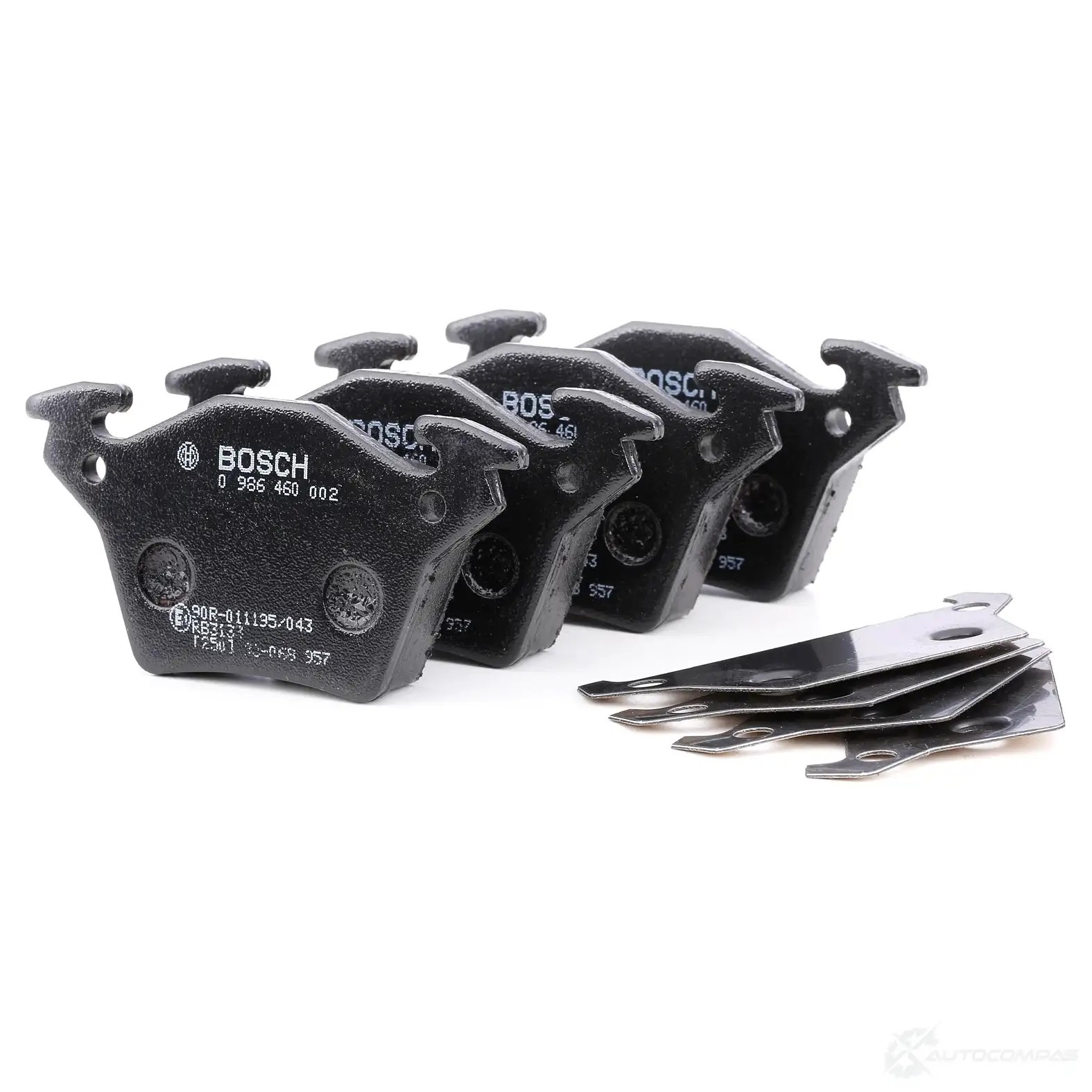Тормозные колодки, комплект BOSCH BP489 0986460002 23 020 337684