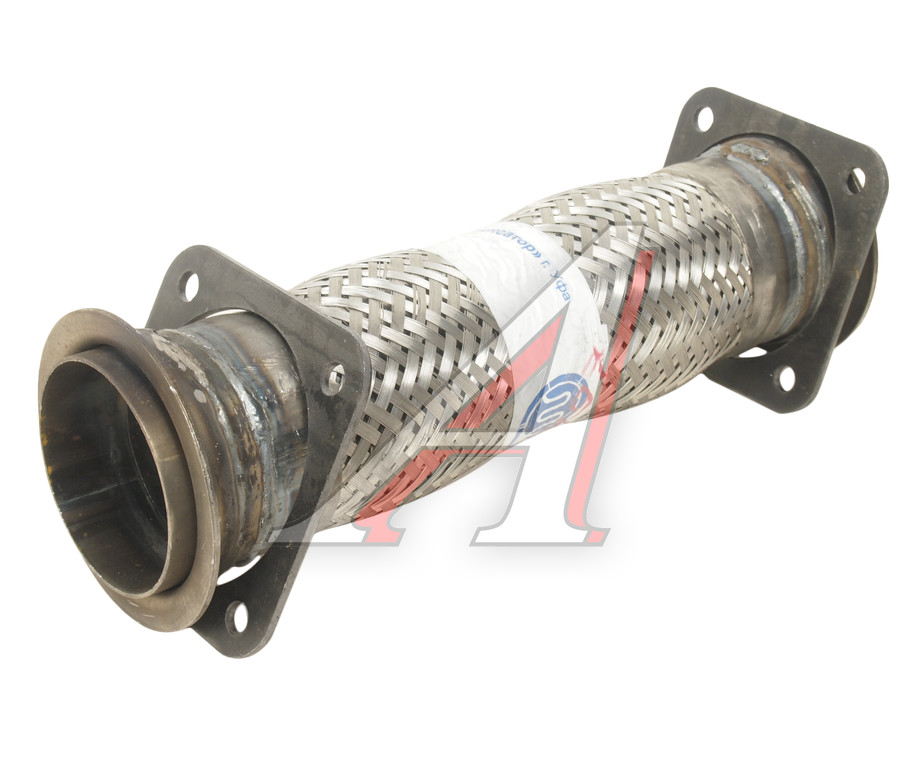 Металлорукав КАМАЗ-ЕВРО в сборе в оплетке L=360мм,  D=80мм (нержавеющая сталь) МЕТАЛЛОКОМПЕНСАТОР