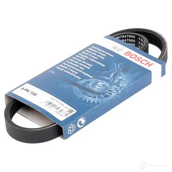 Приводной ремень, поликлиновой BOSCH 4PK735 4 PK 735 1987947890 356865