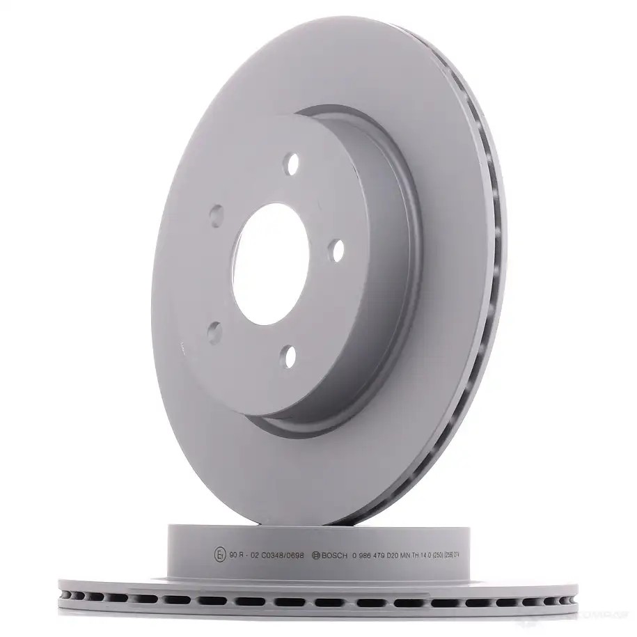 Тормозной диск BOSCH LQZG9OP 340296 BD 2441 0986479d20