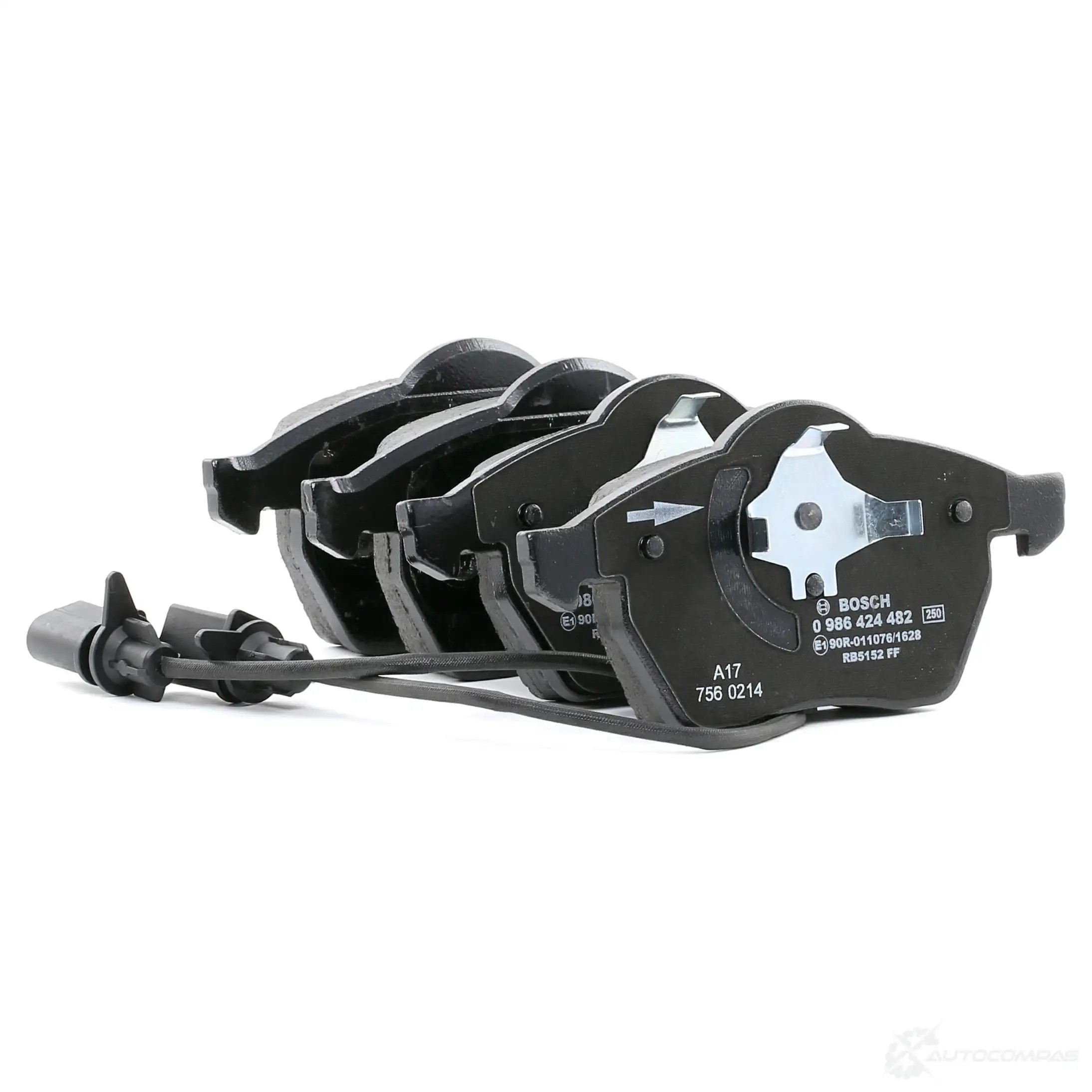 Тормозные колодки, комплект BOSCH 336235 0986424482 7434-D555;7434-D687;7710-D687 20676
